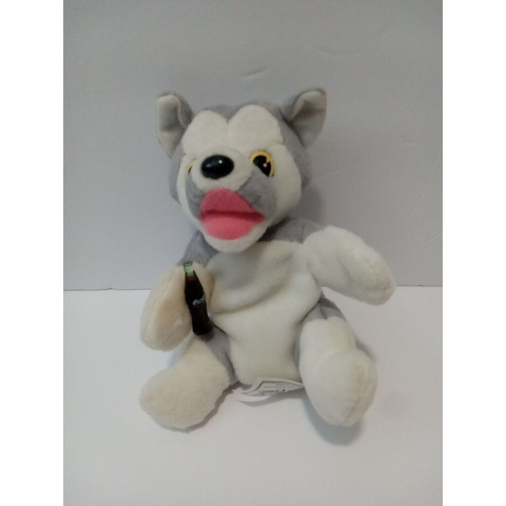 1998 Coca Cola Plush Husky Bean Bag